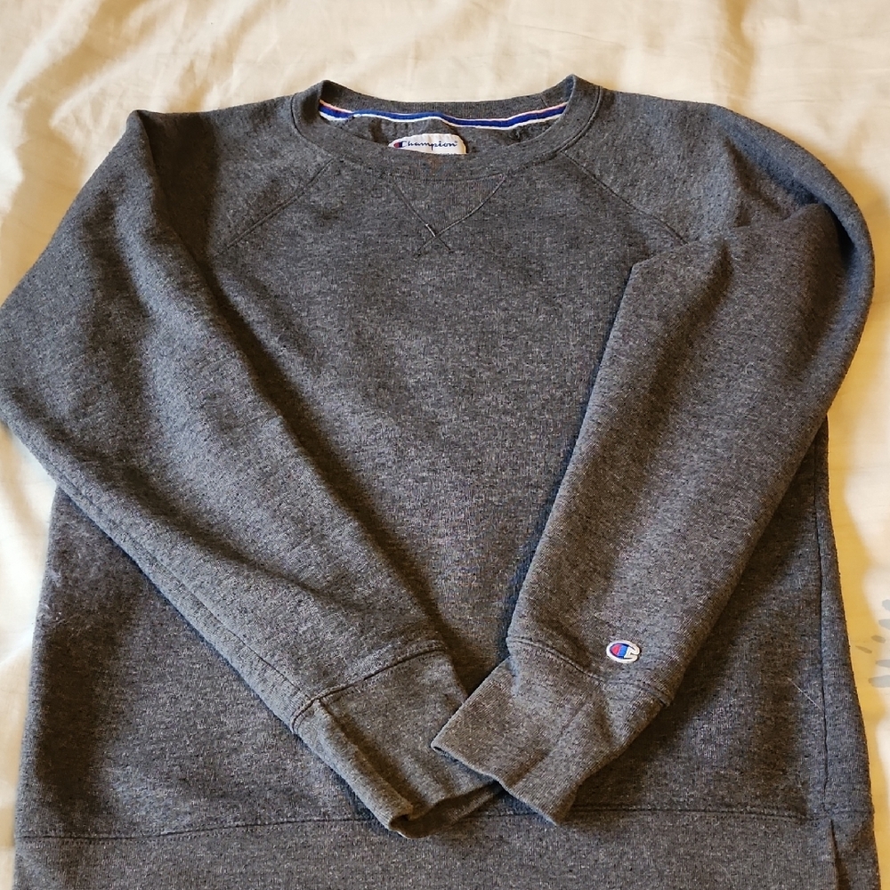 Champion Womens Size S Gray Sweatershirt